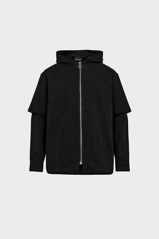 Зіп-худі HOODED SHIRT чорне