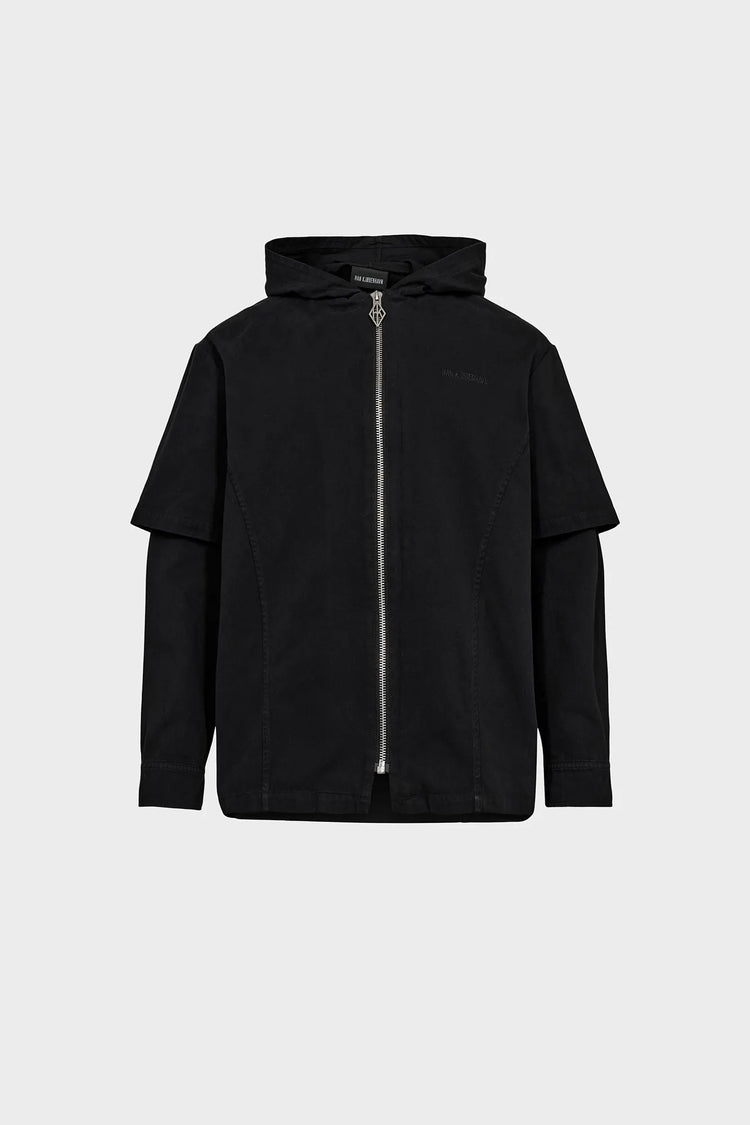 Зіп-худі HOODED SHIRT чорне