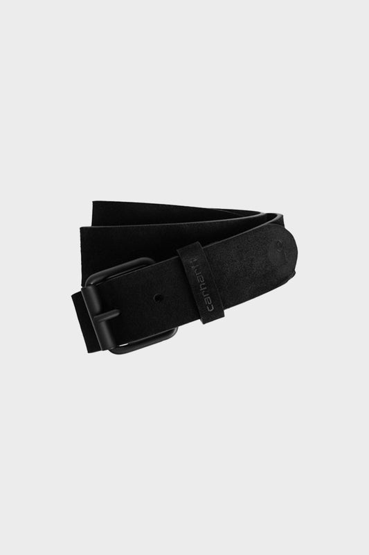 Замшевий ремінь SUEDE BELT чорний