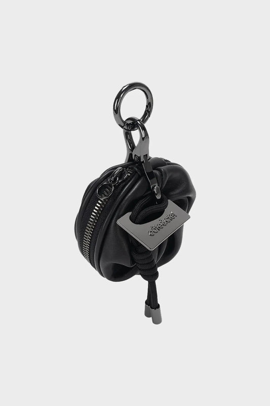 Міні-сумка AÓOS NANO ALIAS LEATHER чорна