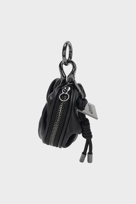 Міні-сумка AÓOS NANO ALIAS LEATHER чорна