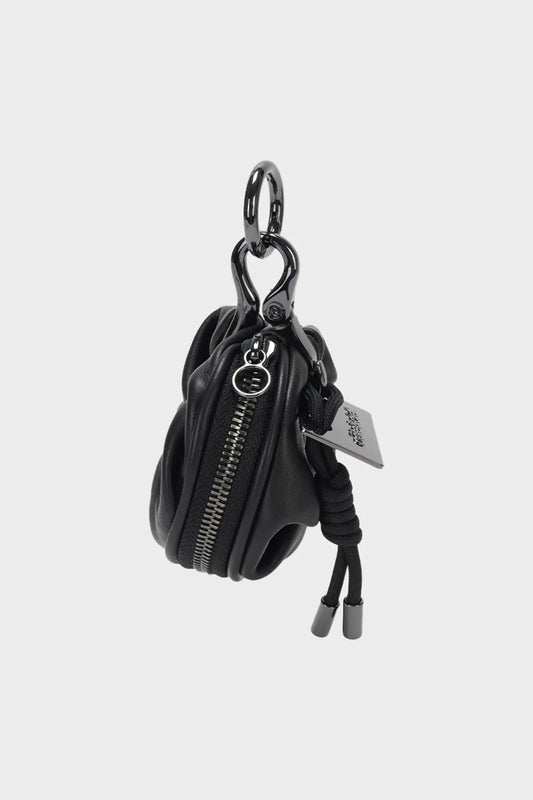 Міні-сумка AÓOS NANO ALIAS LEATHER чорна