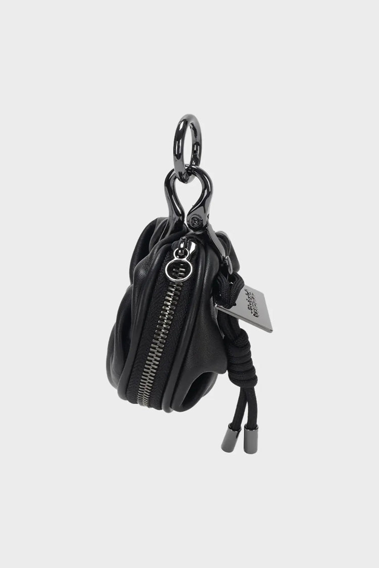 Міні-сумка AÓOS NANO ALIAS LEATHER чорна