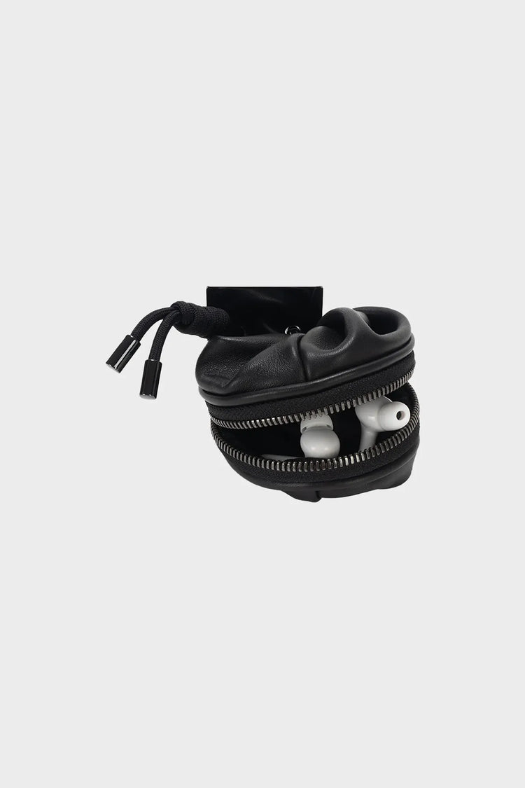 Міні-сумка AÓOS NANO ALIAS LEATHER чорна