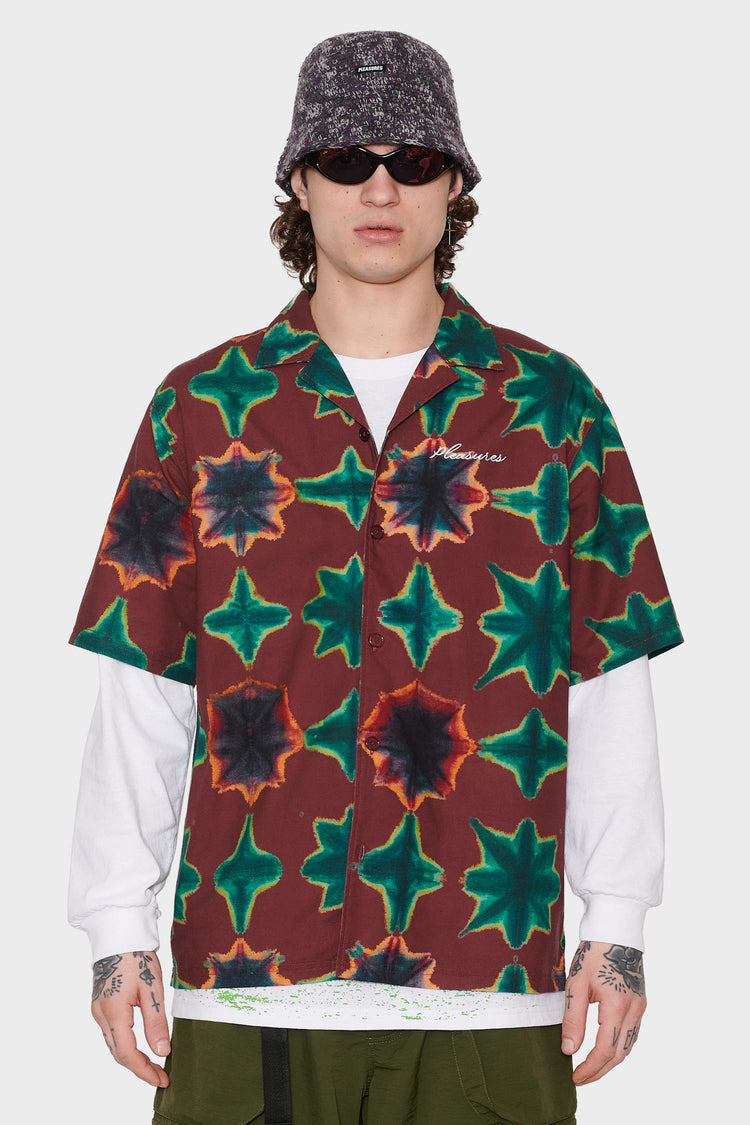 men#@Сорочка SULFUR SS BUTTON коричнева