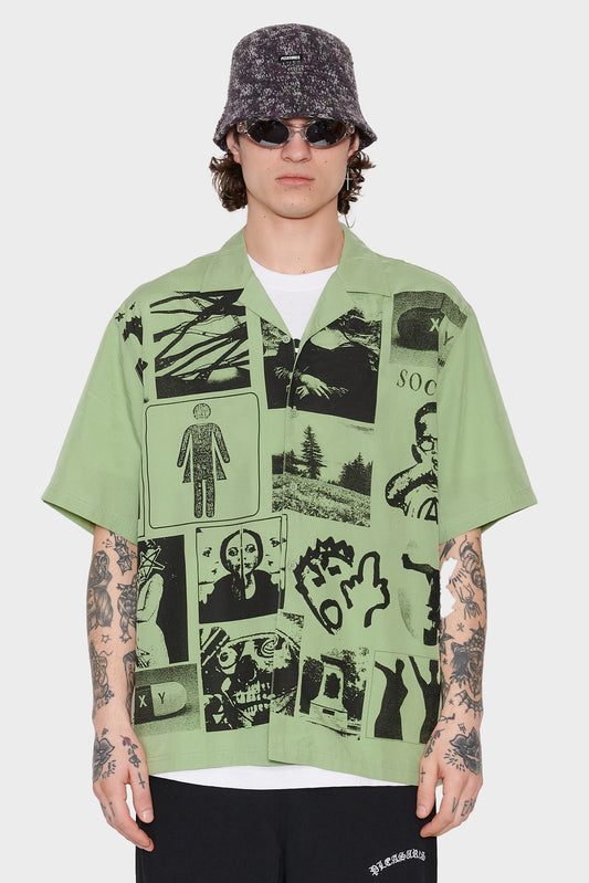 men#@Сорочка CAMP зелена