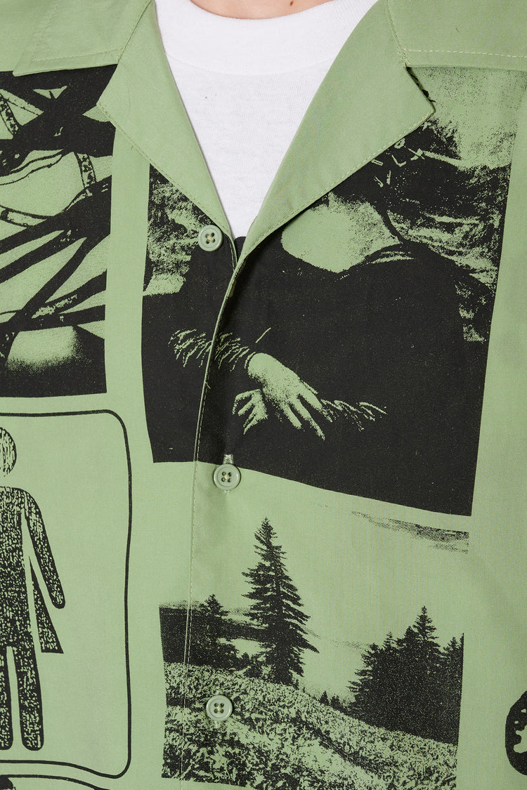 Сорочка CAMP зелена