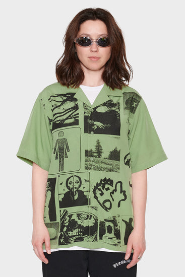 women#@Сорочка CAMP зелена