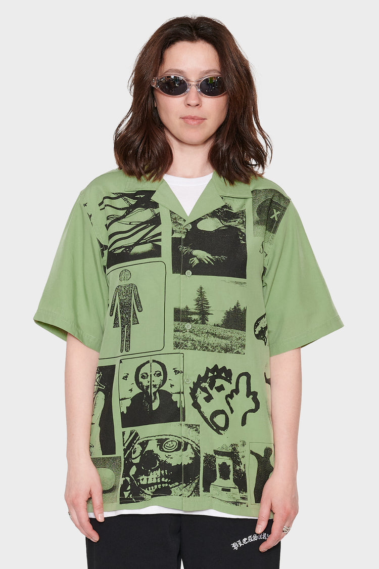 women#@Сорочка CAMP зелена