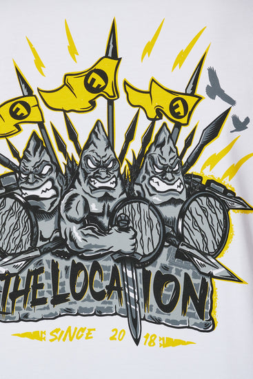 Футболка WARLIKE MOUNTAINS TL 02WS 23 біла, купити онлайн в магазині.