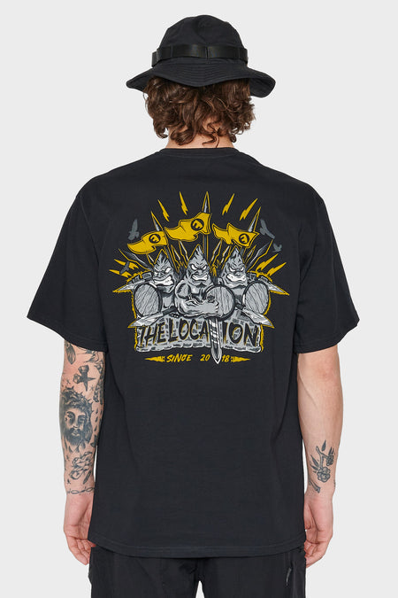 men#@Футболка WARLIKE MOUNTAINS TL 02WS 23 чорна, купити онлайн в магазині.