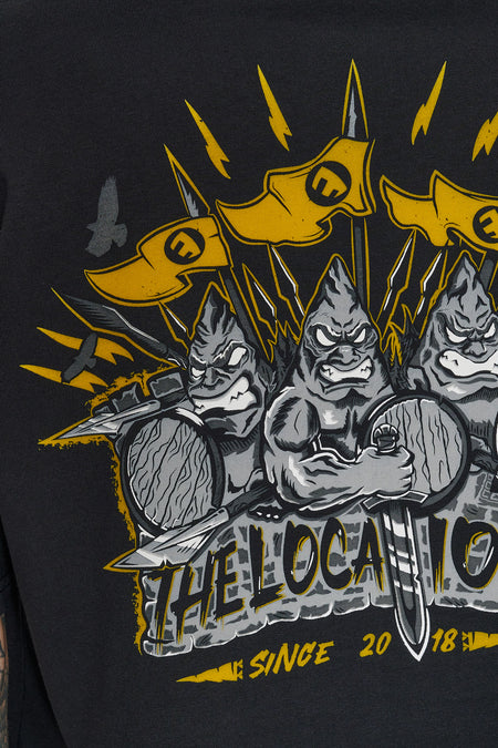 Футболка WARLIKE MOUNTAINS TL 02WS 23 чорна, купити онлайн в магазині.