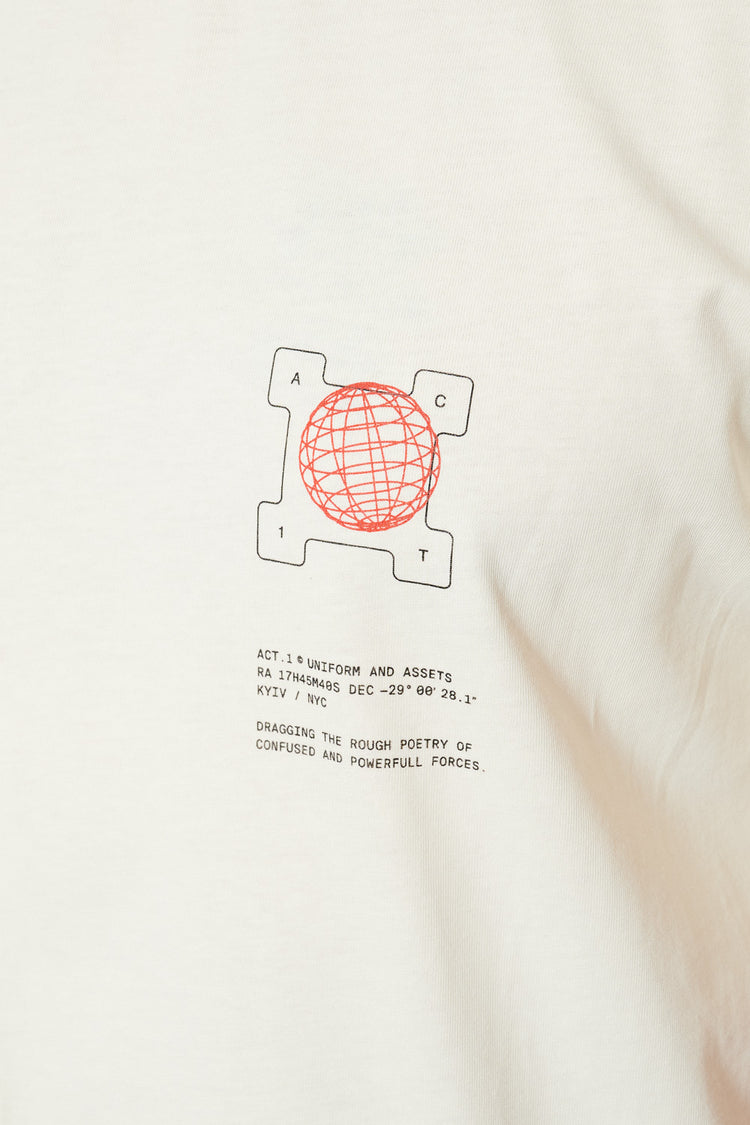 Футболка BASE молочна