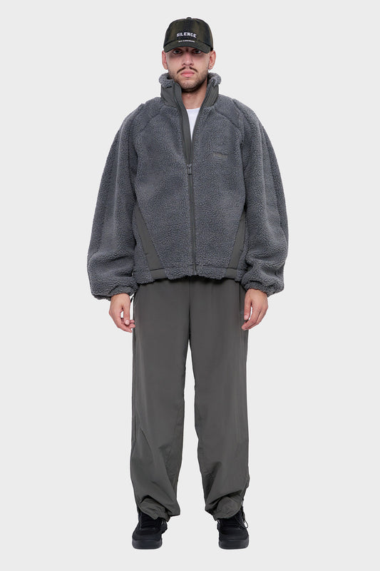 men#@Куртка FLEECE JACKET сіра