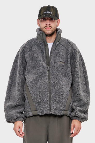 men#@Куртка FLEECE JACKET сіра