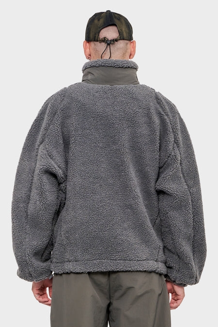 men#@Куртка FLEECE JACKET сіра