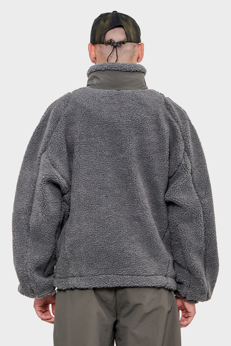 men#@Куртка FLEECE JACKET сіра