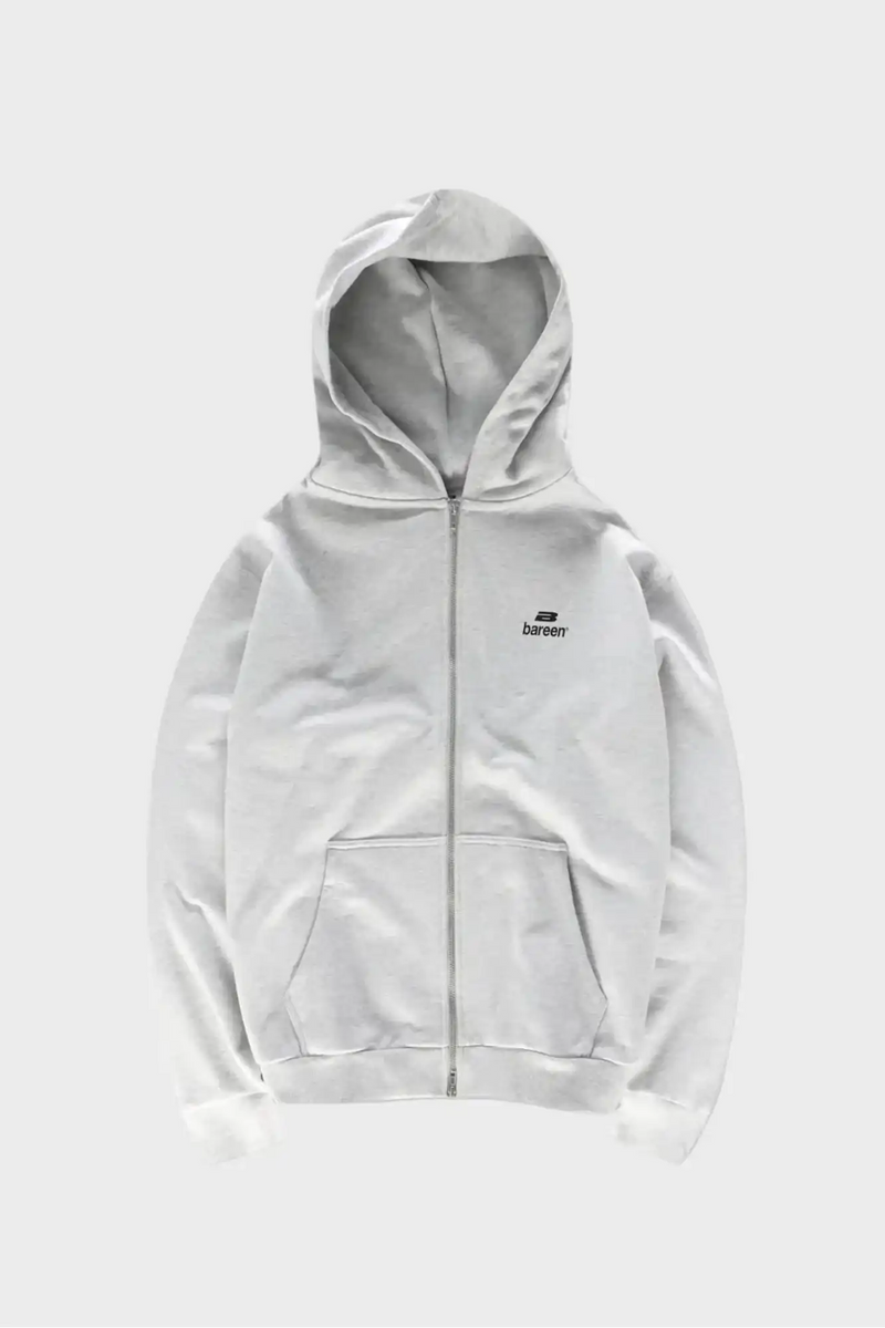 Zip-up Hoodie LOGO Gray