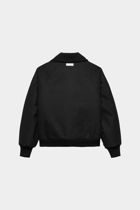 Бомбер WOOL BOMBER чорний