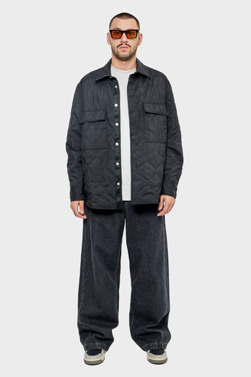 men#@Куртка PADDED OVERSHIRT чорна