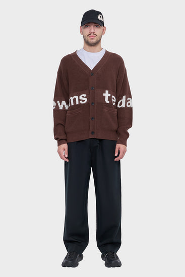 men#@Кардиган POTTING SOIL коричневий