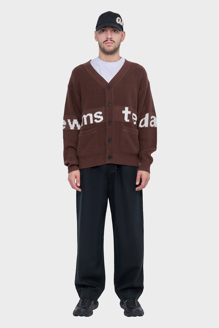men#@Кардиган POTTING SOIL коричневий