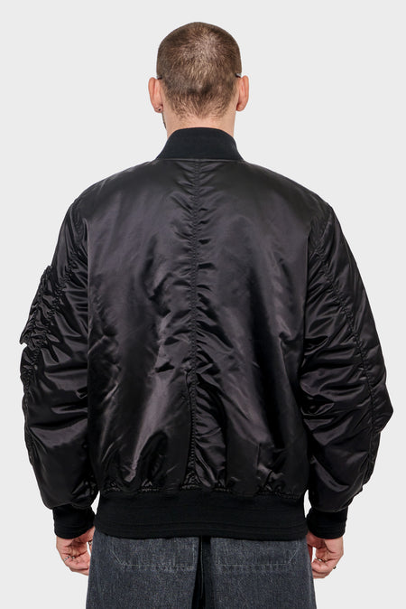 men#@Куртка NYLON BOMBER чорна