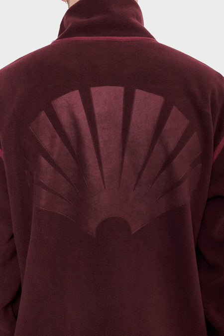 Куртка FLEECE HALF ZIP червона