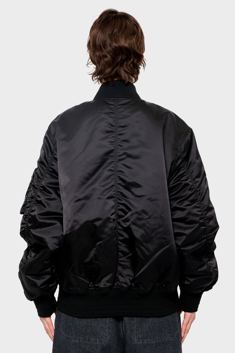 women#@Куртка NYLON BOMBER чорна