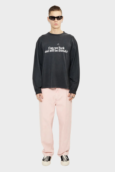 men#@Лонгслів A MODERN LOVE STORY чорний