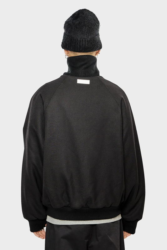 men#@Бомбер WOOL BOMBER чорний