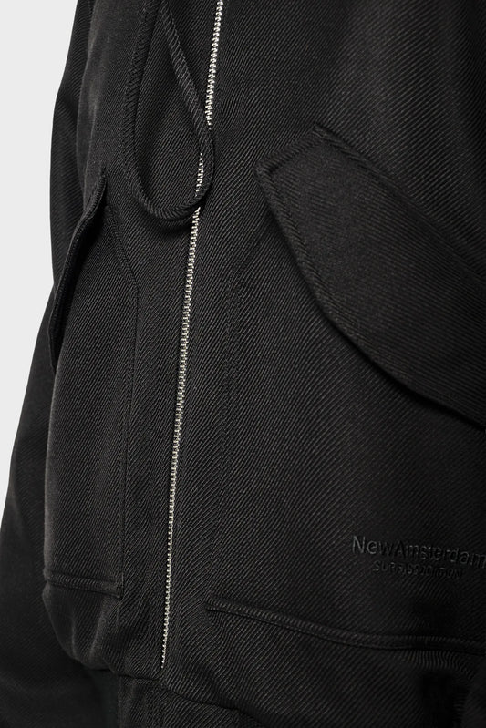 Бомбер WOOL BOMBER чорний