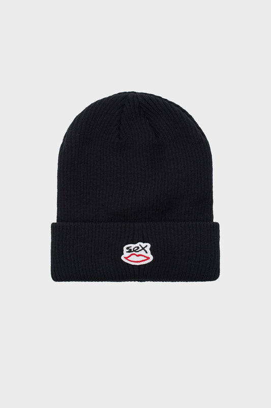 Шапка SEX EMBROIDERED LOGO черная