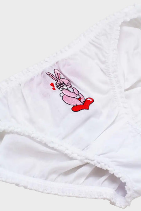 Труси-сліпи RUFFLE BUNNY білі