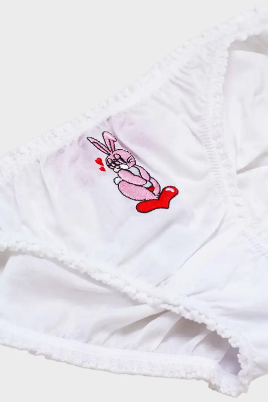 Труси-сліпи RUFFLE BUNNY білі