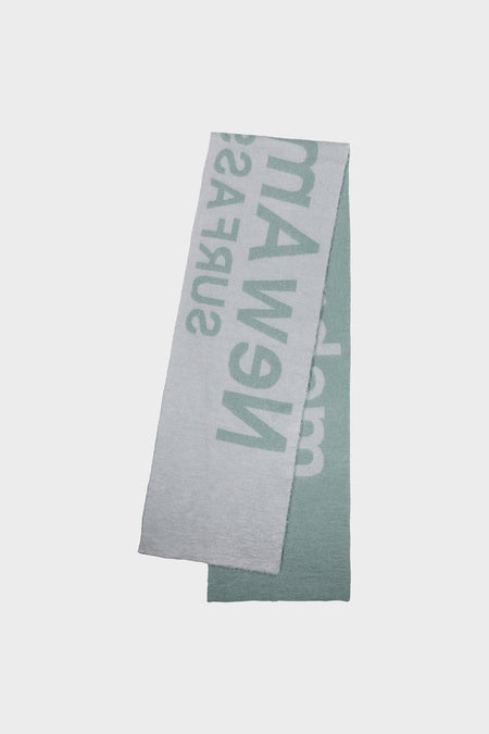 Шарф FUZZY NAME зелений