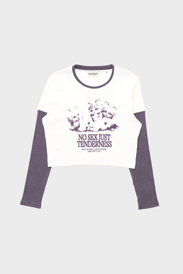 Лонгслів KITTEN CRUSH білий Фото 1