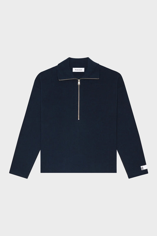 Светр MILANO HALF ZIP темно-синій