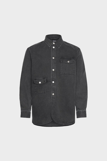 Сорочка ARMY OVERSHIRT темно-сіра