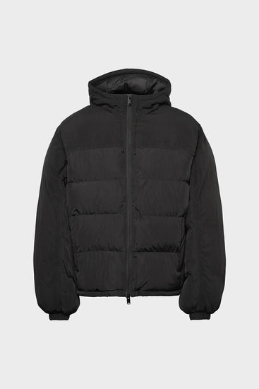 Куртка HOODED PUFFER чорна Фото 1