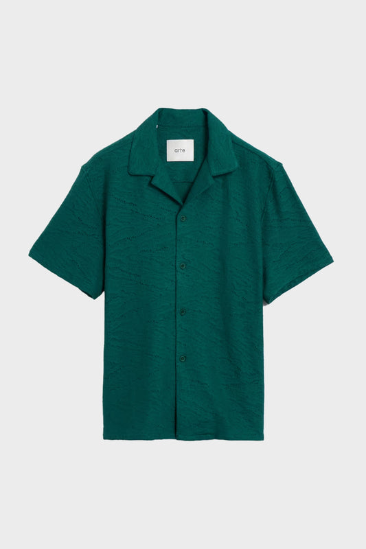 Сорочка CROCHET SHIRT зелена