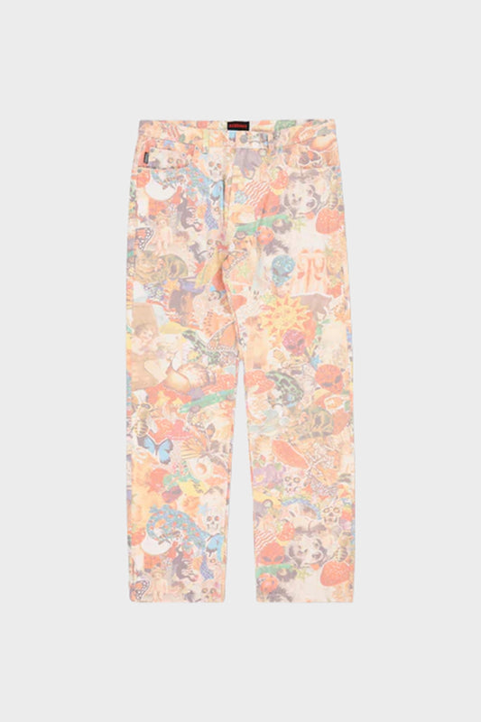 Джинси STICKERS STRAIGHT різнокольорові