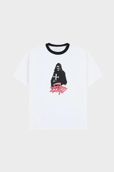 Футболка REAPER RINGER белая Фото 1
