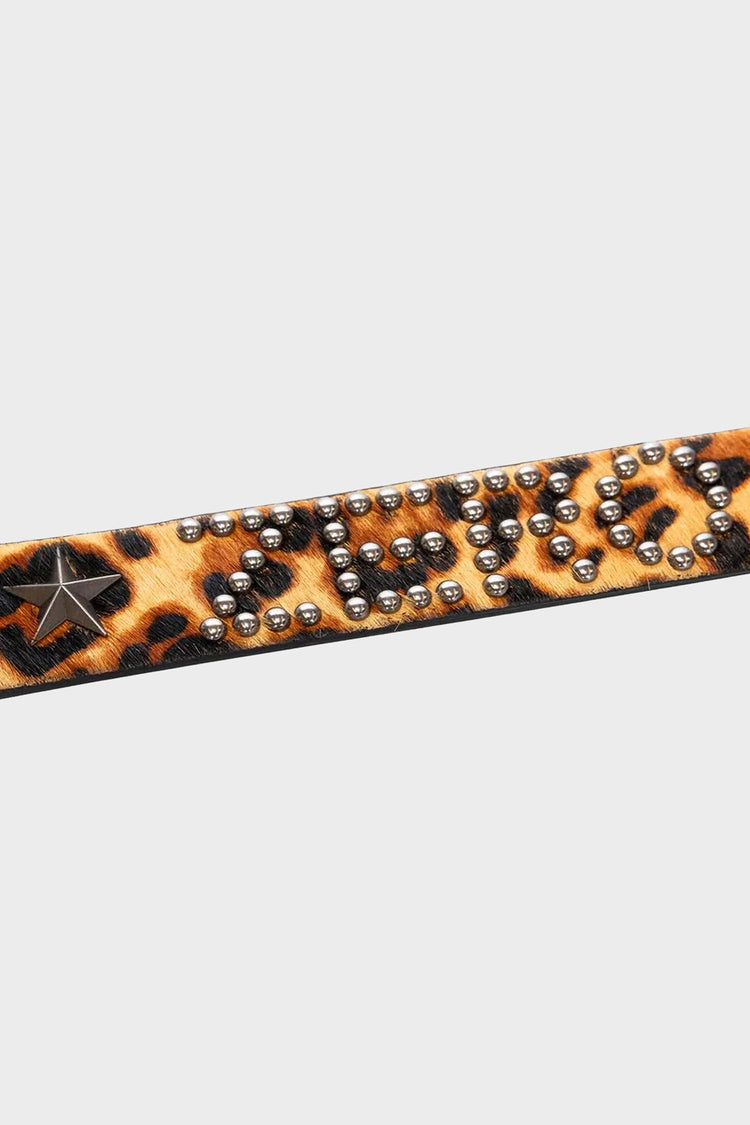 Ремінь LEOPARD STUDDED різнокольоровий