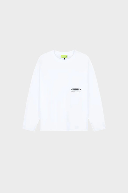 Лонгслів SHAPER LONGSLEEVE OVERDYED білий