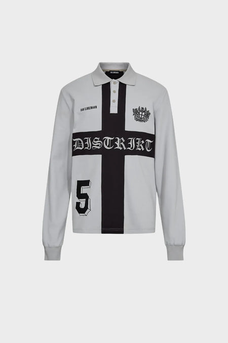 Джерсі DISTRIKT POLO LS сіре
