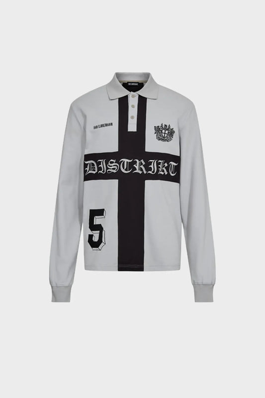 Джерсі DISTRIKT POLO LS сіре