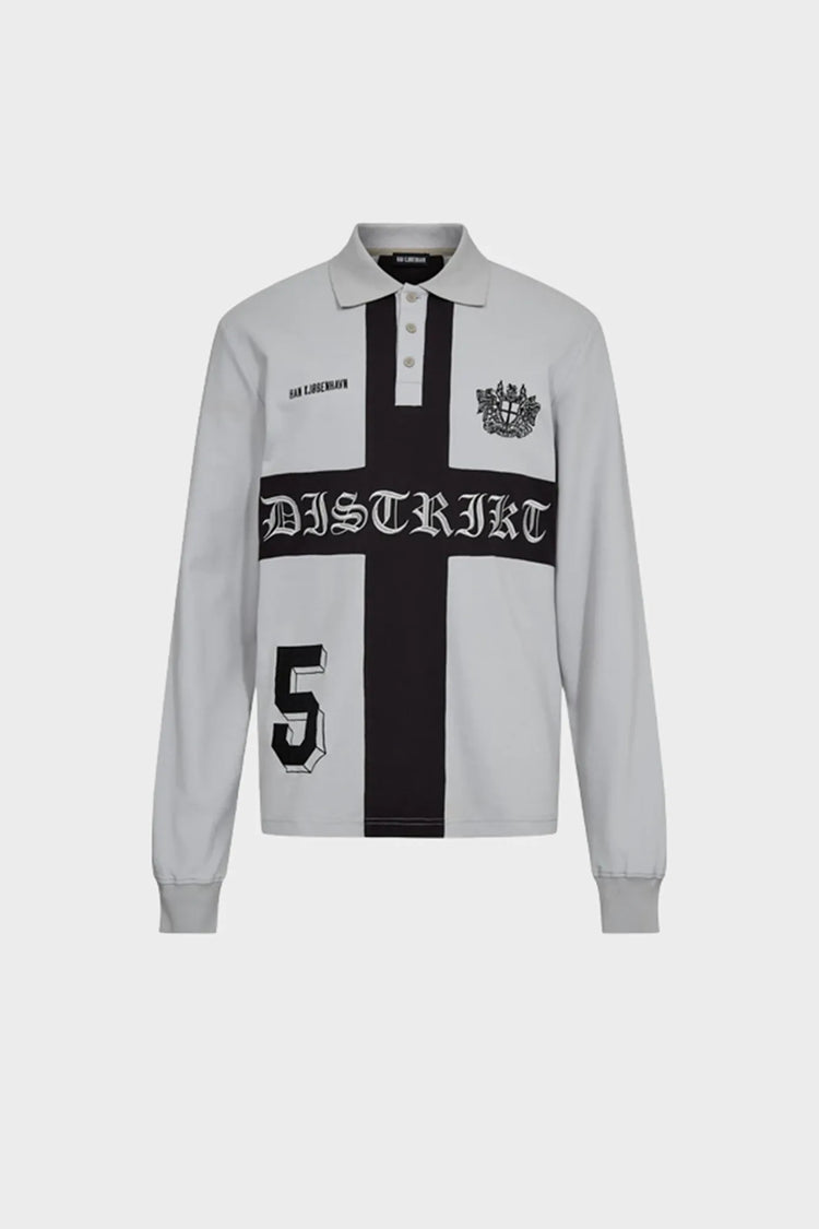 Джерсі DISTRIKT POLO LS сіре