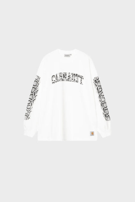 Лонгслів L/S CAMO SNAKE T-SHIRT білий
