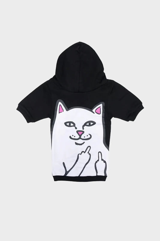 Худі для тварин LORD NERMAL чорне